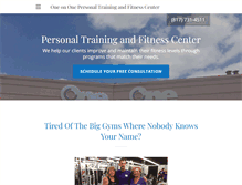 Tablet Screenshot of onetraining.com